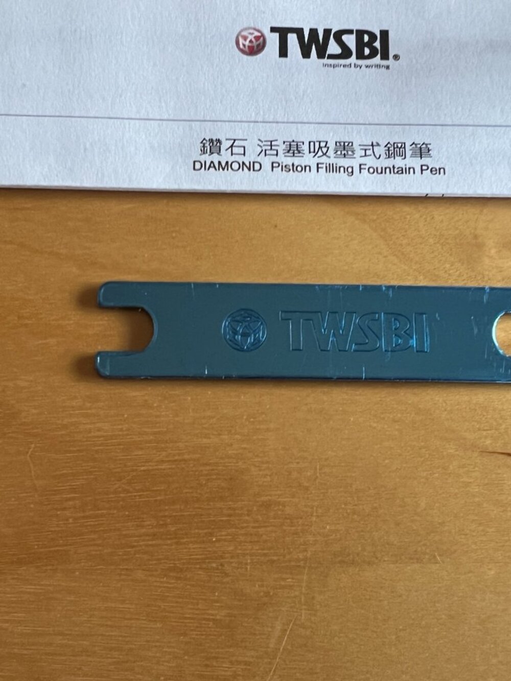 TWSBI Diamond 580 Aluminum Fountain Pen - F Nib - Clear - Picture 12 of 16